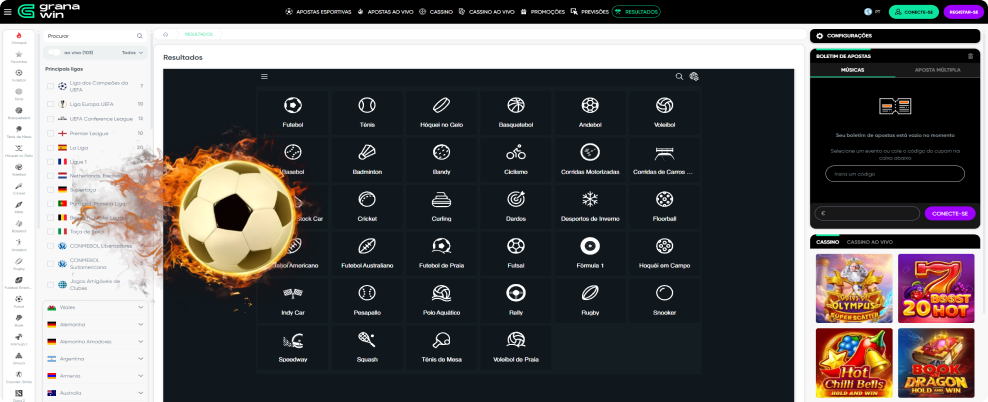 Granawin casa de apostas